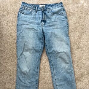 Madewell Curvy 90’s straight size 30